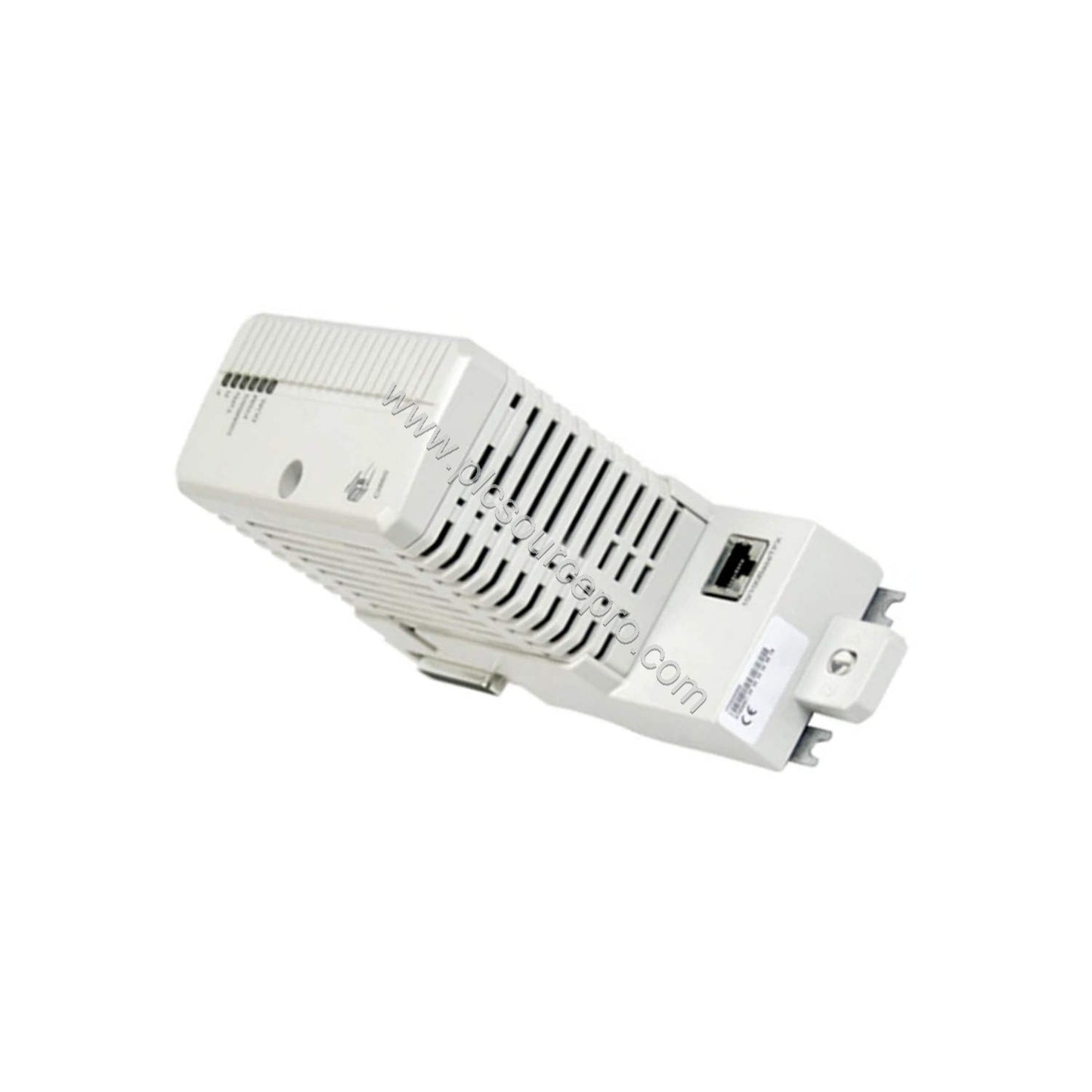 Figure 2: Close-up of the ABB CI862 module connectors, including Phoenix 4-pin and DB9 ports, for TRIO/Genius I/O integration