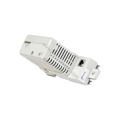 Figure 2: Close-up of the ABB CI862 module connectors, including Phoenix 4-pin and DB9 ports, for TRIO/Genius I/O integration