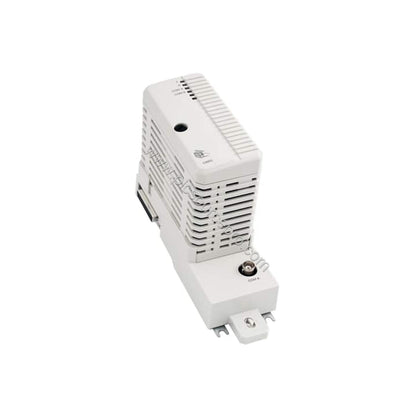 Figure 1: Front view of the ABB CI865 Industrial Automation Module showing its compact industrial enclosure and front panel i