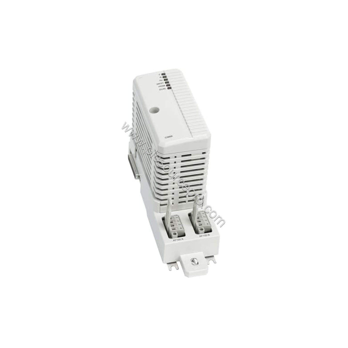Figure 1: Front view of the ABB CI869 Industrial Automation Module showing its compact enclosure and status indicator LEDs.