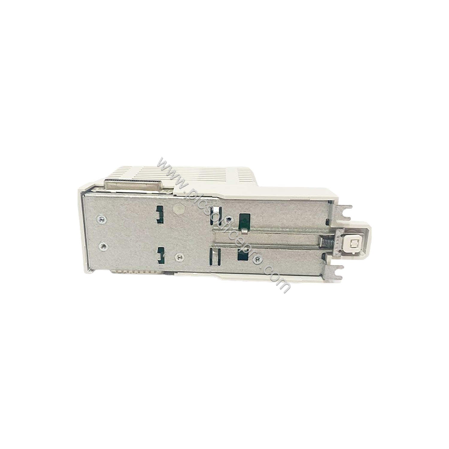 Figure 1: Front view of the ABB CI871A Industrial Automation Module showing its compact industrial enclosure and front panel 