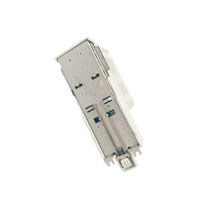 Figure 2: Close-up of the ABB CI871A communication interface highlighting its RJ45 Ethernet connectors and status LEDs.