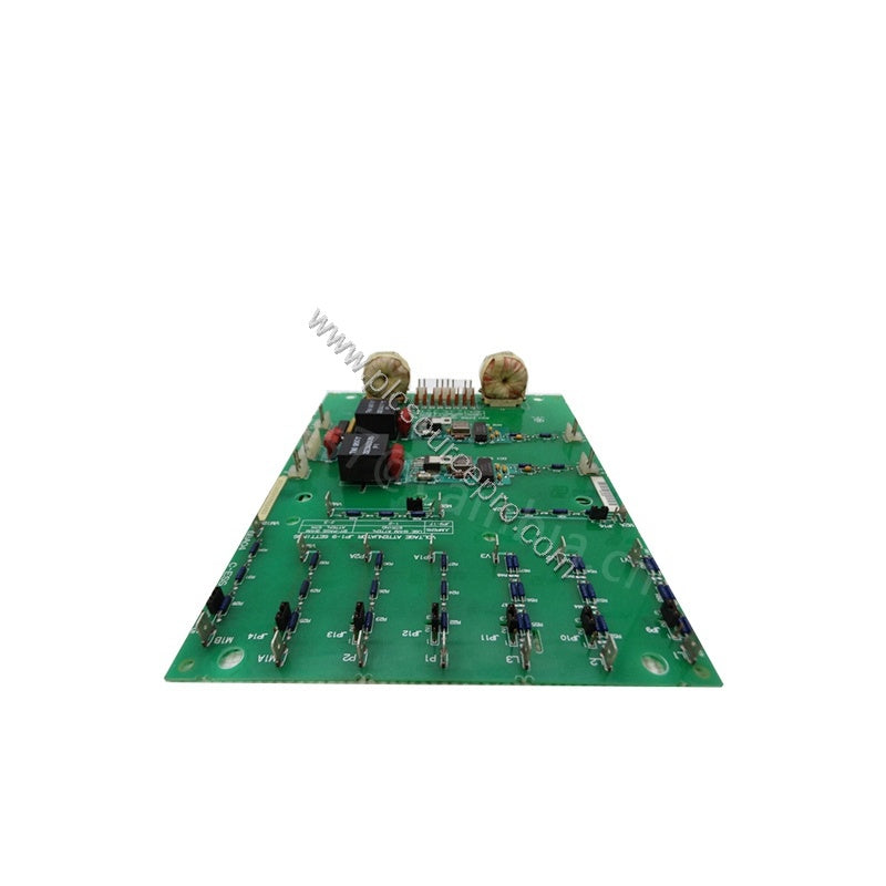 Figure 2: Side view of the GE MVP50 369B1848G5007 Nexus Valve Position Control Module highlighting the LVDT and analog I/O co