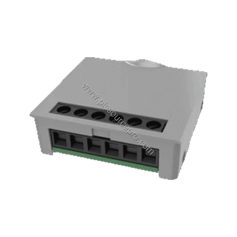 Figure 1: Front view of the Flexem F5-BSC01 expansion board showing its compact industrial enclosure and clearly labeled term