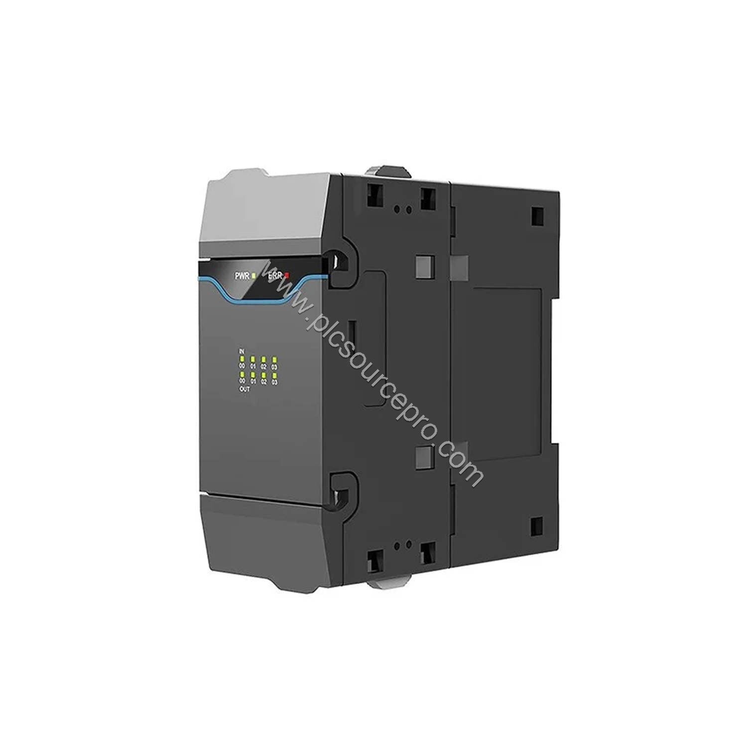 Figure 1: Front view of the Flexem F5-MD0808N Industrial Automation Module showing its compact industrial enclosure and front