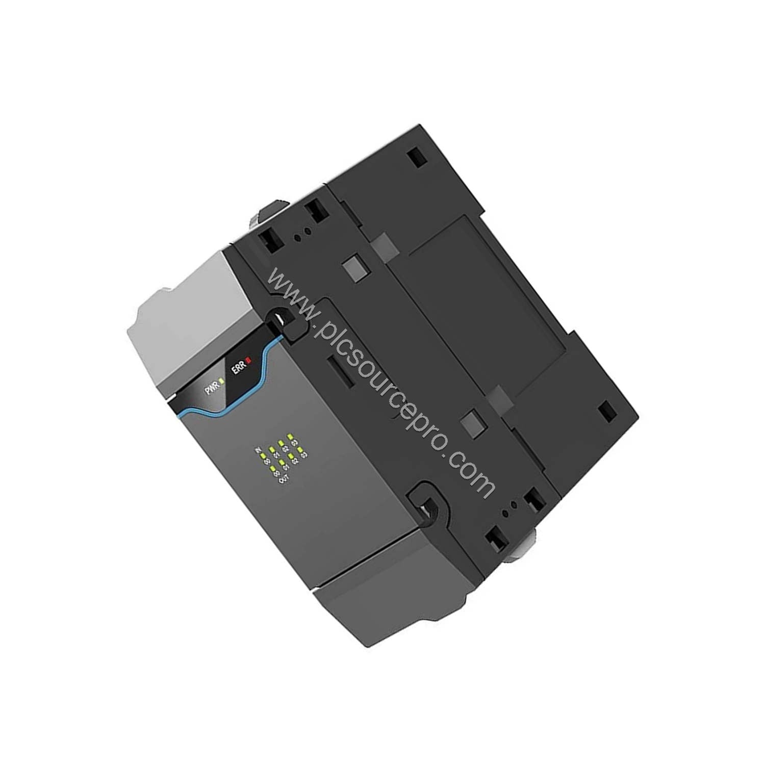 Figure 2: Close-up of the Flexem F5-MD0808N Industrial Automation Module highlighting the terminal blocks and status LEDs for