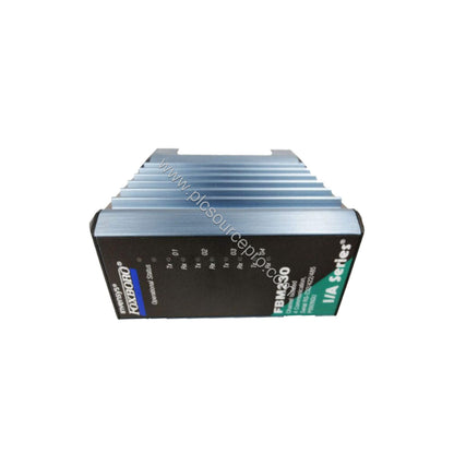 Figure 2: Diagram of the Schneider FBM230 Modbus Master interface highlighting the RS-232, RS-422, and RS-485 connection opti