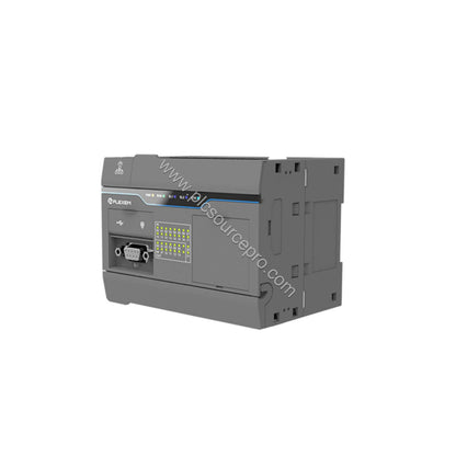 Figure 1: Front view of the Flexem FC5M-30MP-DC Industrial Automation Module showing its compact industrial enclosure and fro