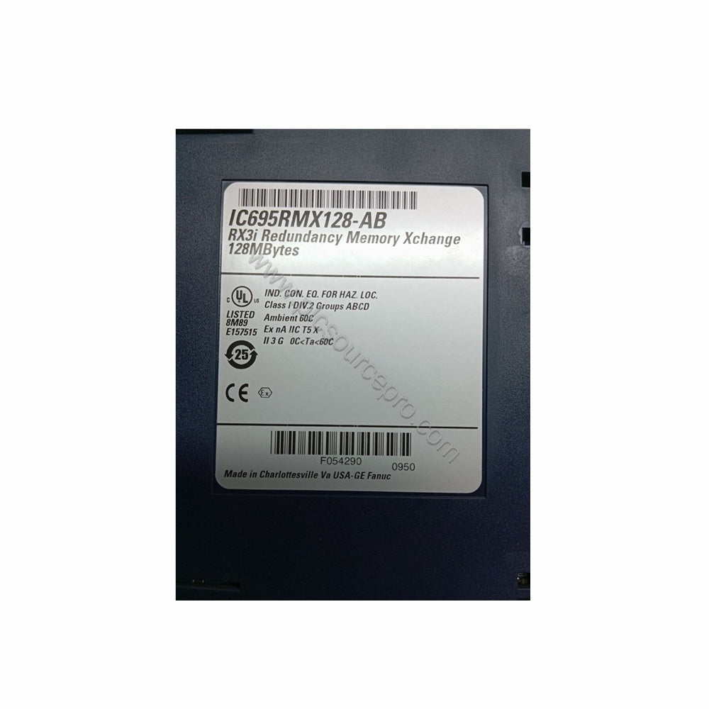 GE IC695RMX128 Redundancy Memory Module for PACSystems RX3i
