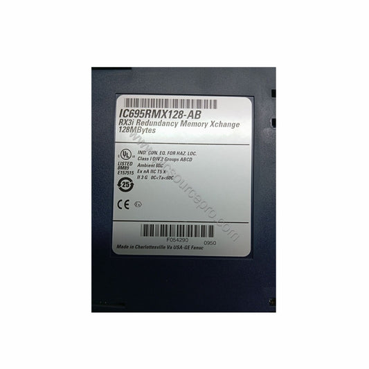 GE IC695RMX128 Redundancy Memory Module for PACSystems RX3i