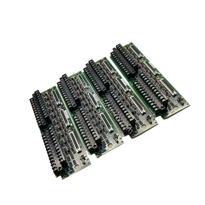Figure 2: Close-up of the GE IS200TBAIH1CCC terminal board highlighting the DC-37 connectors and jumper configuration areas.
