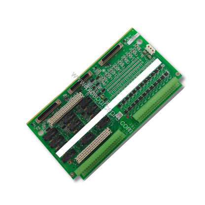 Figure 2: Close-up of the GE IS200TDBSH2A terminal board highlighting the 37-pin D-Sub connector and barrier terminal strips.