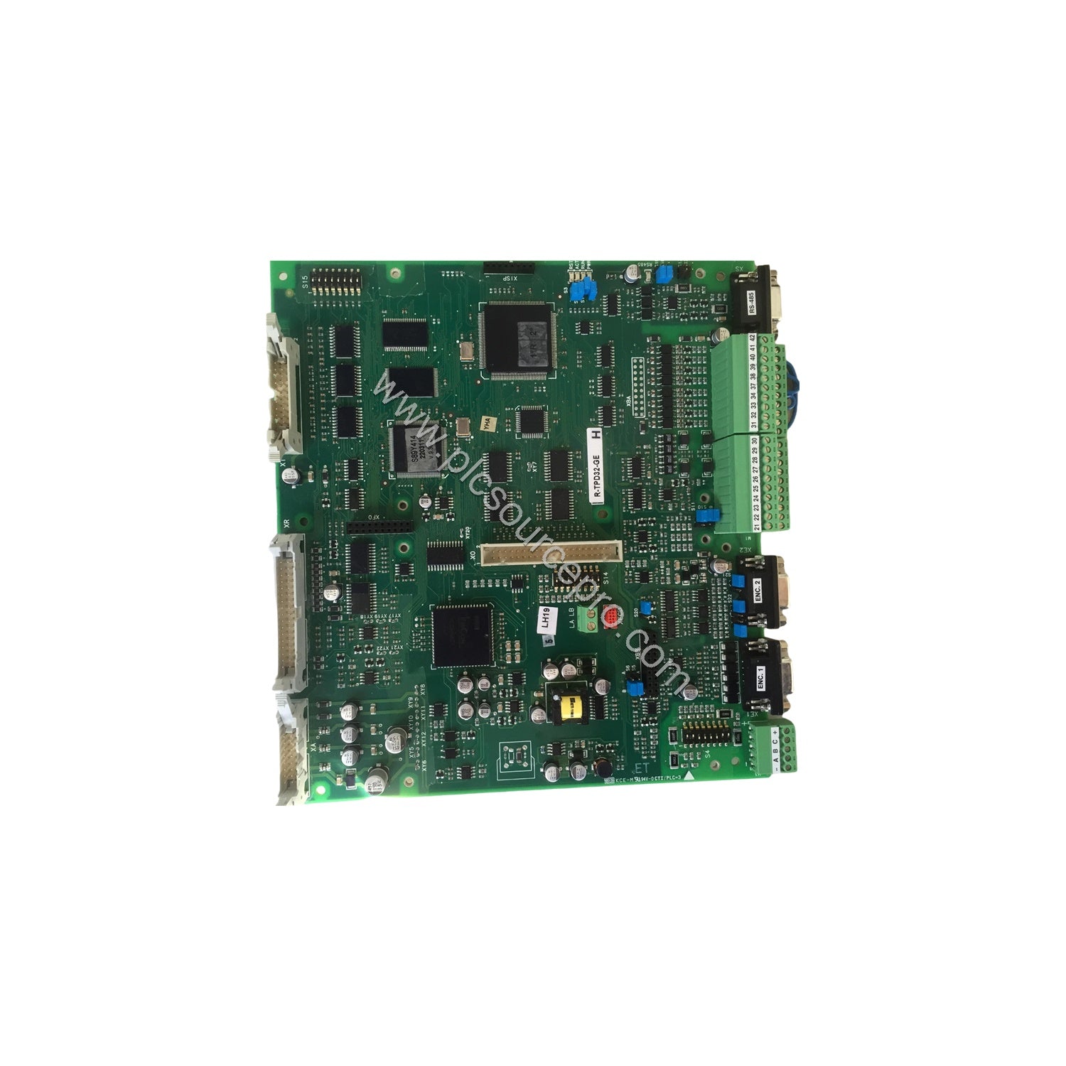 Figure 1: Front view of the GE IS200TREAH2A Turbine Emergency Trip Terminal Board showing its compact surface-mount design an