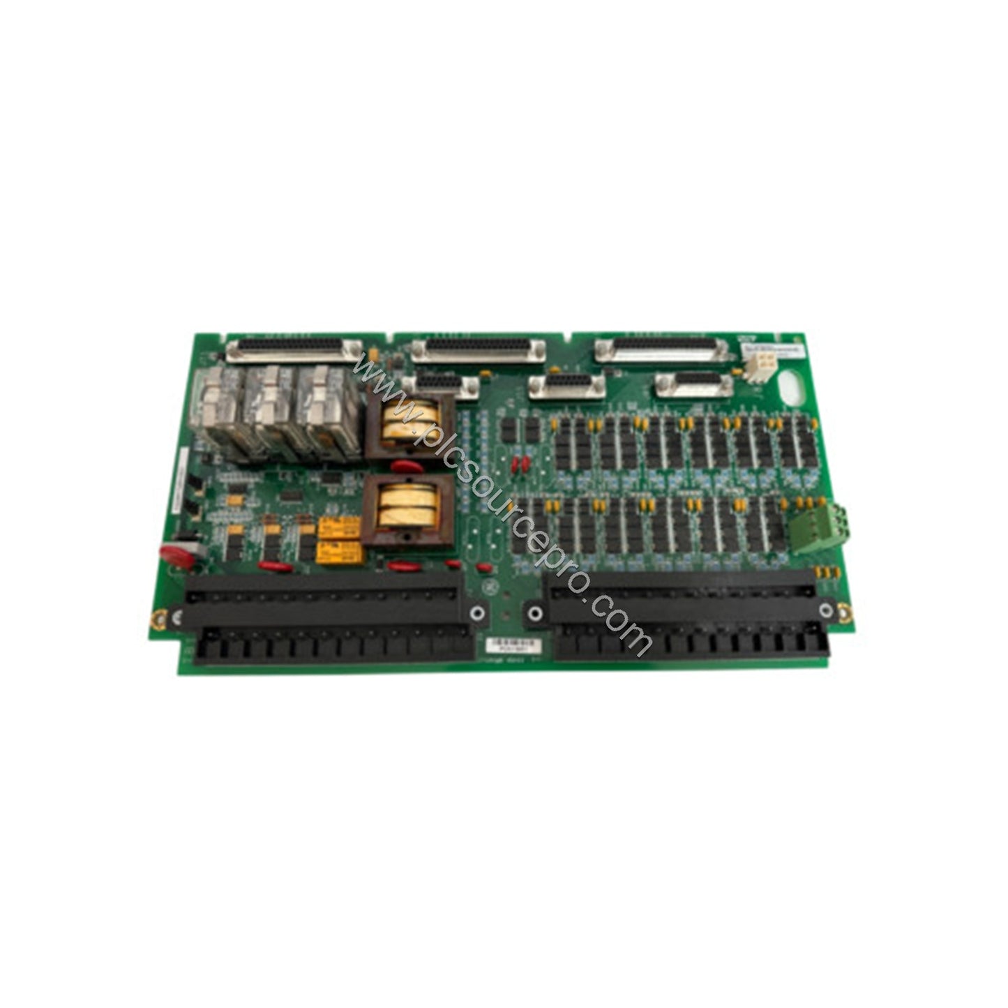 Figure 2: Close-up of the GE IS200TTURH1BEC Mark VI board highlighting the JR5 and JR1 connectors used for signal connectivit