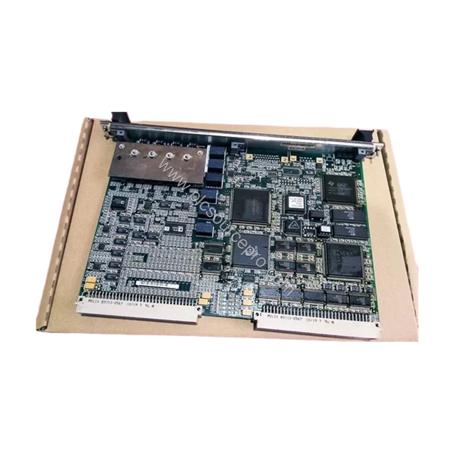 Figure 1: Front view of the GE IS200VCRCH1B Mark VI I/O board showing its compact industrial enclosure and front panel indica