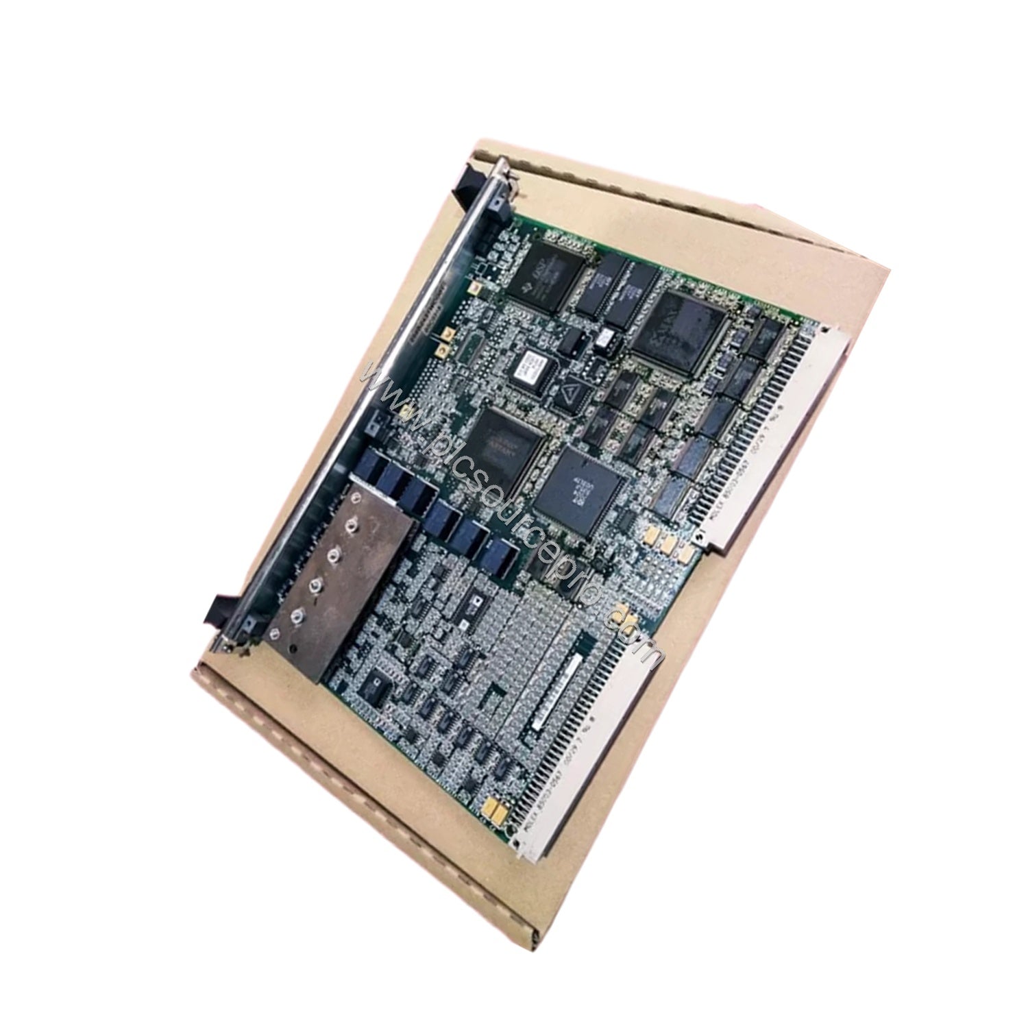 Figure 2: Close-up of the GE IS200VCRCH1B board highlighting its edge connectors and terminal interfaces for reliable turbine