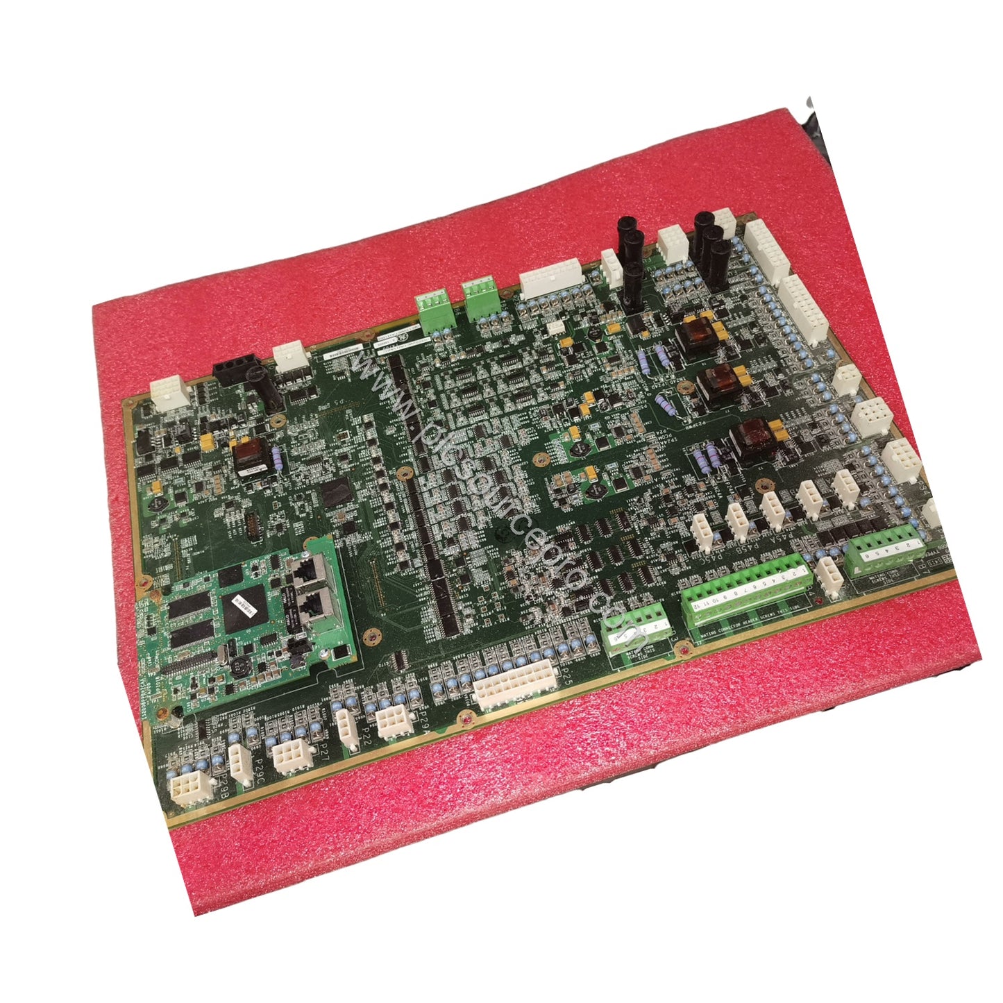 Figure 1: Front view of the GE IS200WETCH1AAA Industrial Automation Module showing its compact PCB layout with multiple conne