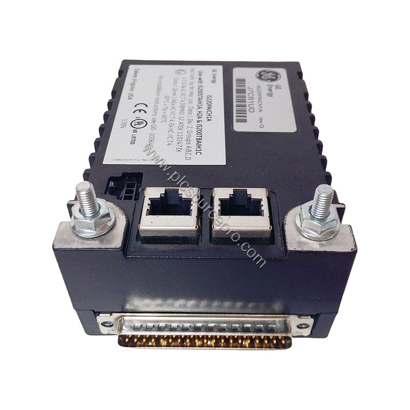 Figure 1: Front view of the GE IS220PIACH2A Industrial Automation Module showing its compact industrial enclosure and diagnos