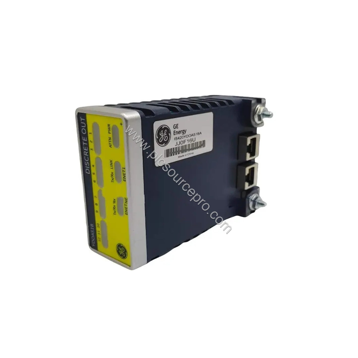 Figure 1: Front view of the GE IS420YAICS1B Industrial Automation Module showing its compact industrial enclosure and front p
