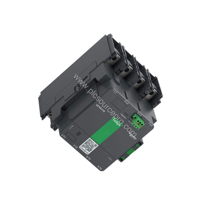 Figure 2: Side view of the Schneider LC1G1504KUEN contactor highlighting the push-in control circuit terminals and mounting p