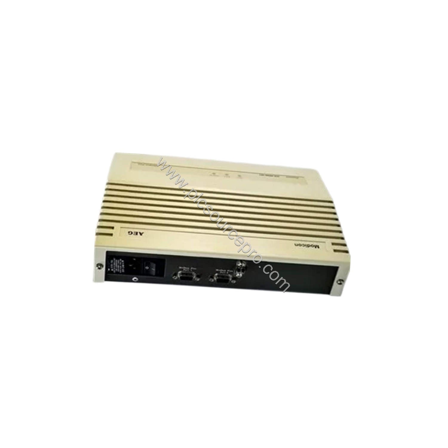 Figure 2: Side view of the NW-RR85-001 highlighting its rugged industrial design and the voltage selection switch for 110-120