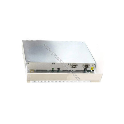 Figure 2: Rear view of the GE SA610 Power Supply displaying input/output terminals and mounting slots for easy integration.