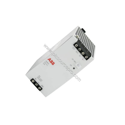 Figure 2: Side view of the ABB SD833 Industrial Automation Module highlighting its slim profile and cooling vents for efficie