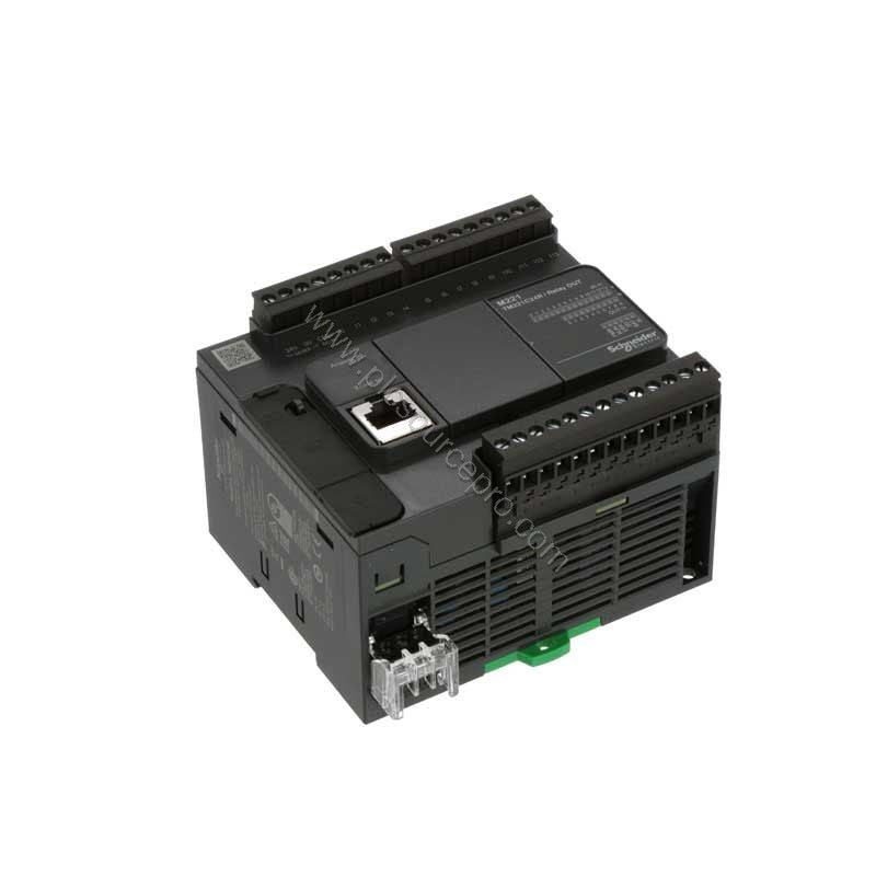 Schneider TM221C24R Digital Outputs and 2 Analog Inputs (0-10V) Modicon Controller