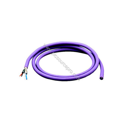 Figure 2: Close-up of the connector on the Schneider TSXCANCA50 CANopen cable, illustrating the robust design for reliable CA