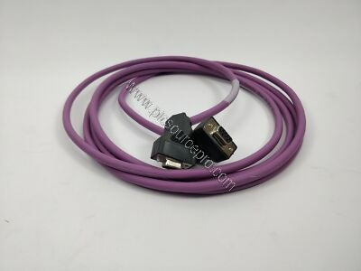 Figure 1: Front view of the Schneider TSXCANCADD3 CANopen cordset showing the molded female SUB-D9 connector and the attached