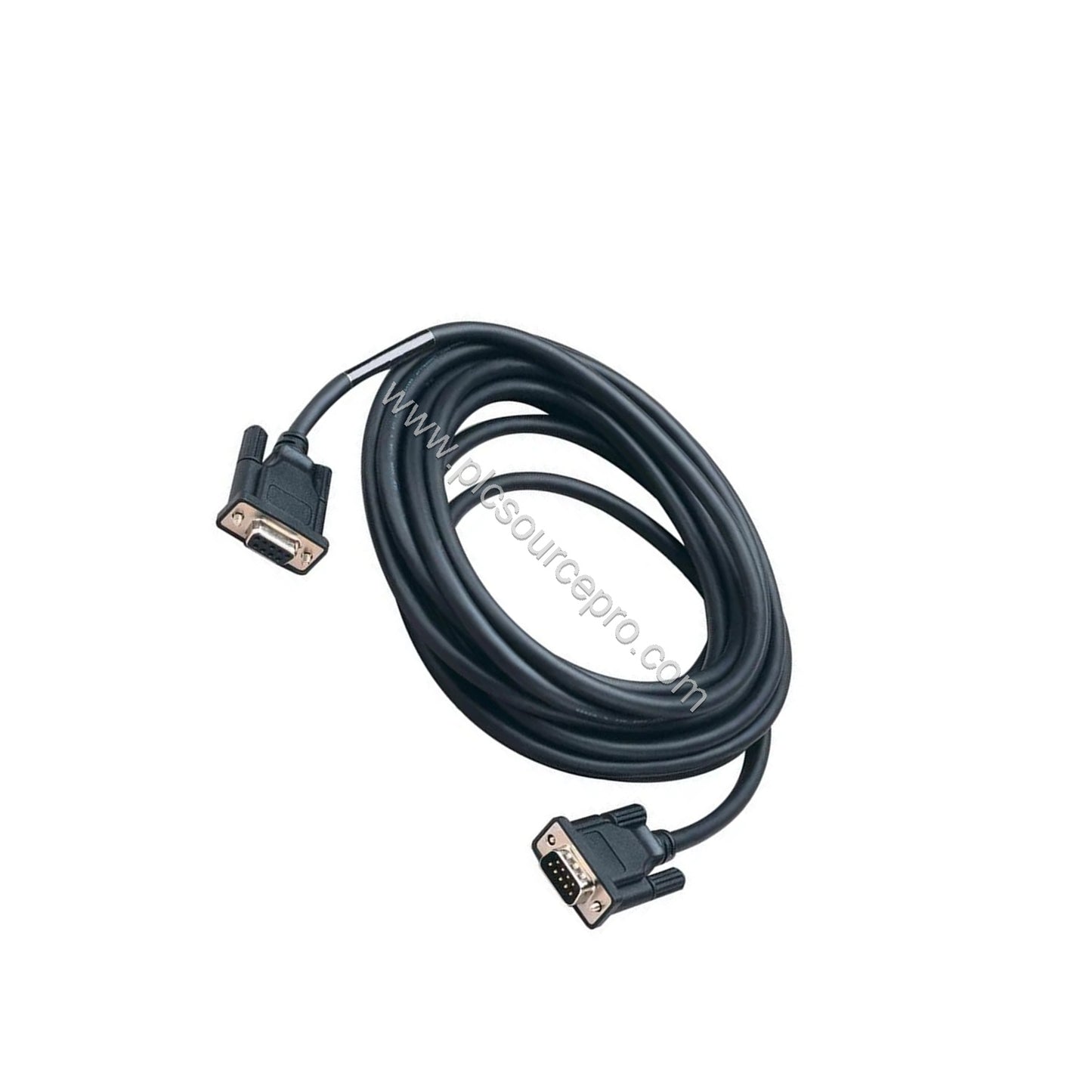 Figure 2: Close-up of the Schneider TSXCANCADD5 connector demonstrating the pin configuration and locking mechanism for secur