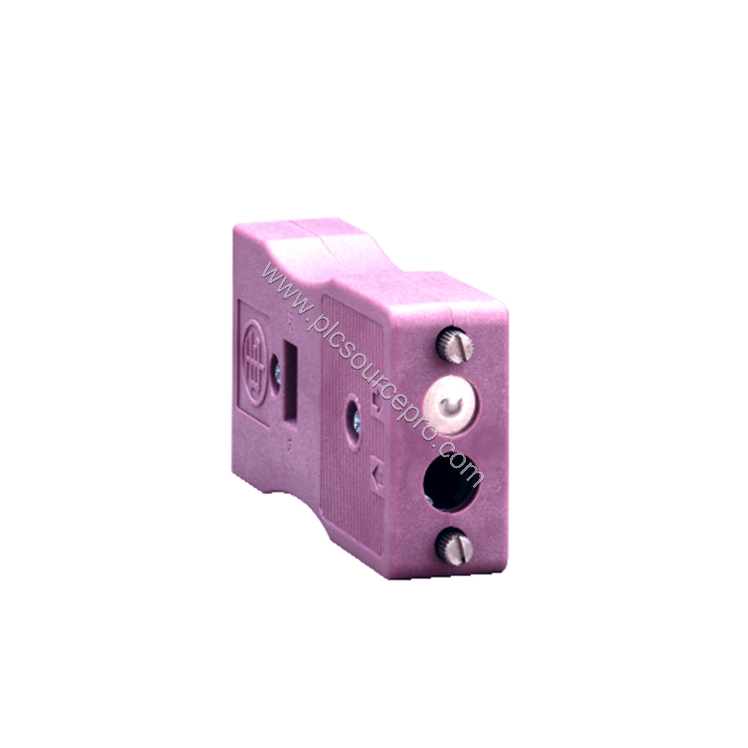 Figure 1: Front view of the Schneider TSXCANKCDF180T CANopen SUB-D 9-pin connector with integrated termination resistor in a 