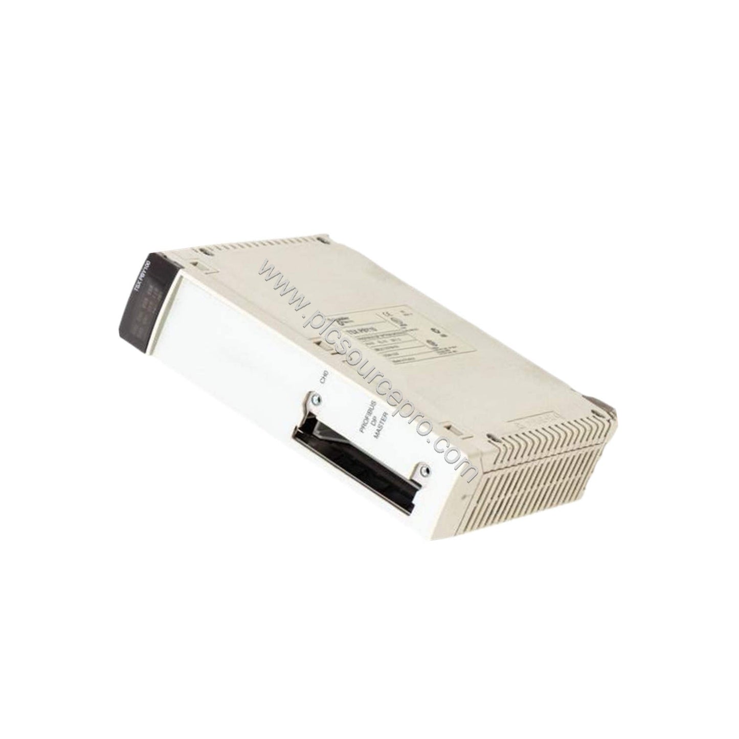 Figure 2: The Schneider TSXPBY10 module installed in a Modicon Premium PLC rack, highlighting its compatibility and robust co