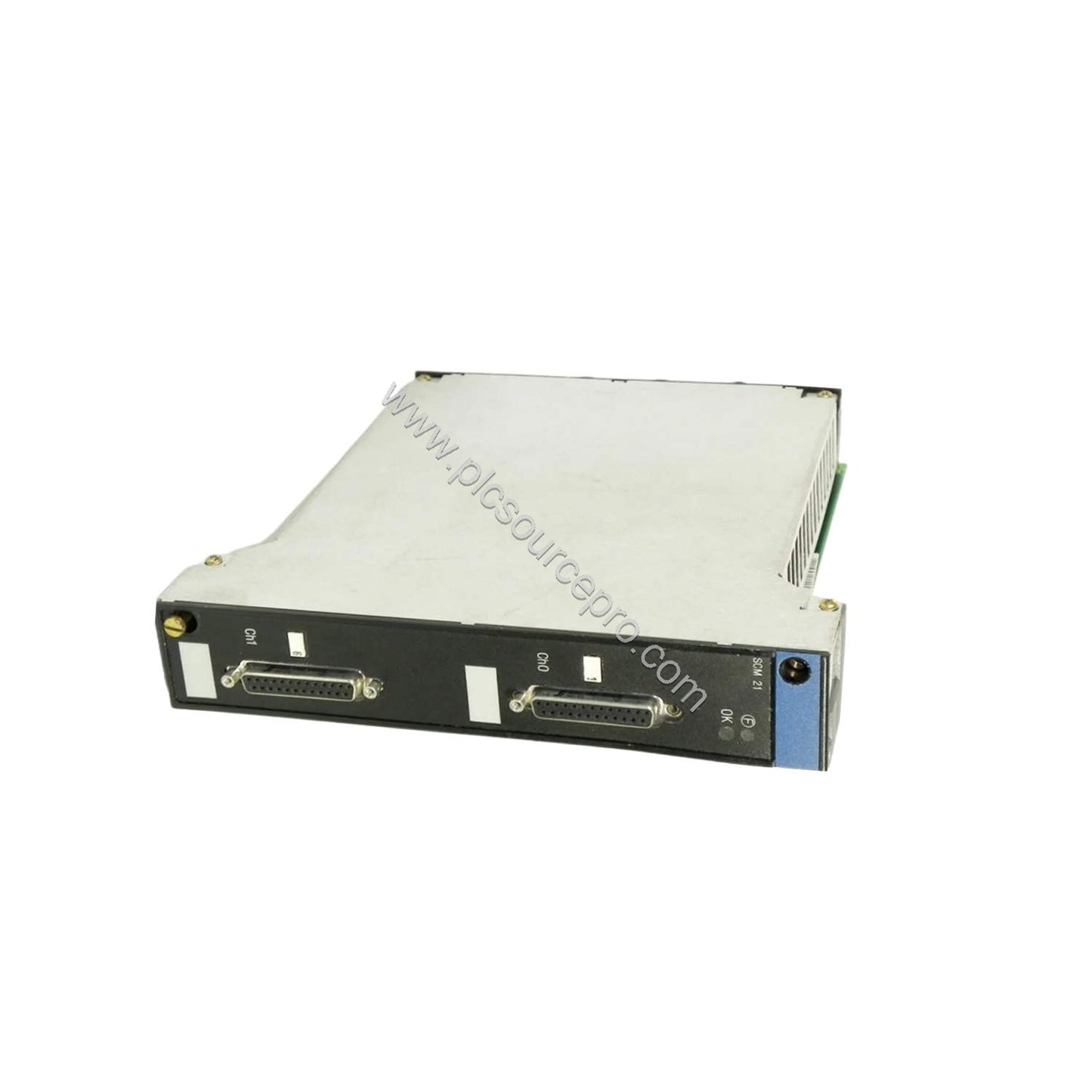 Figure 2: Technical detail of the Schneider TSXSCM2116 communication module highlighting the RS232 IS/UTWAY HD/UNITE protocol