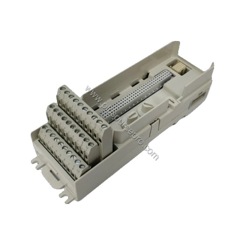 Figure 1: Front view of the ABB TU811V1 Industrial Automation Module showing its compact enclosure and terminal block connect