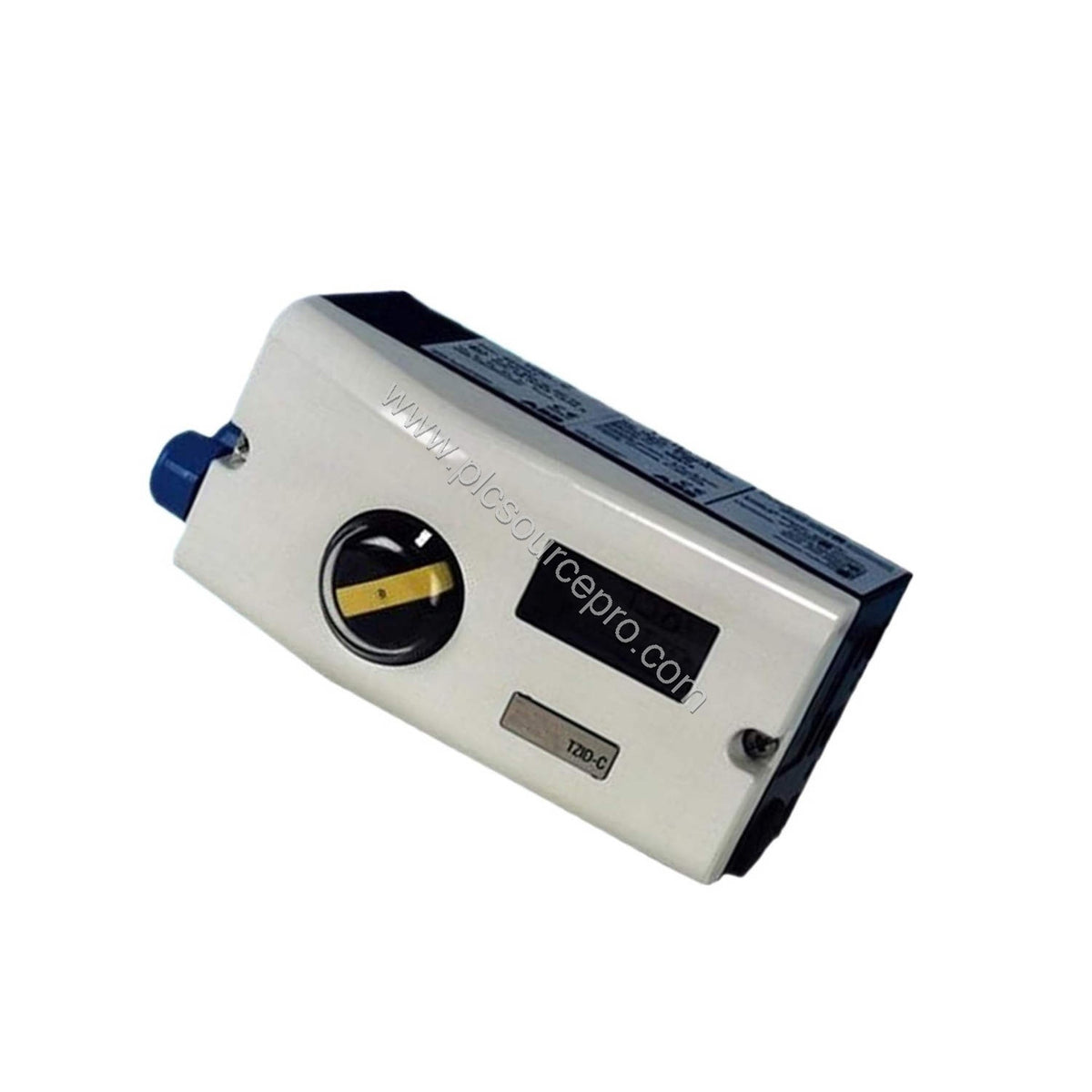 Figure 1: Front view of the ABB V18345-1010551001 industrial automation module showing its compact aluminum enclosure with IP