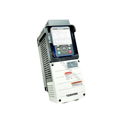 Figure 1: Front view of the FANUC VFAS3-4150PC Industrial Automation Module showing its compact A3 frame, keypad, and robust 