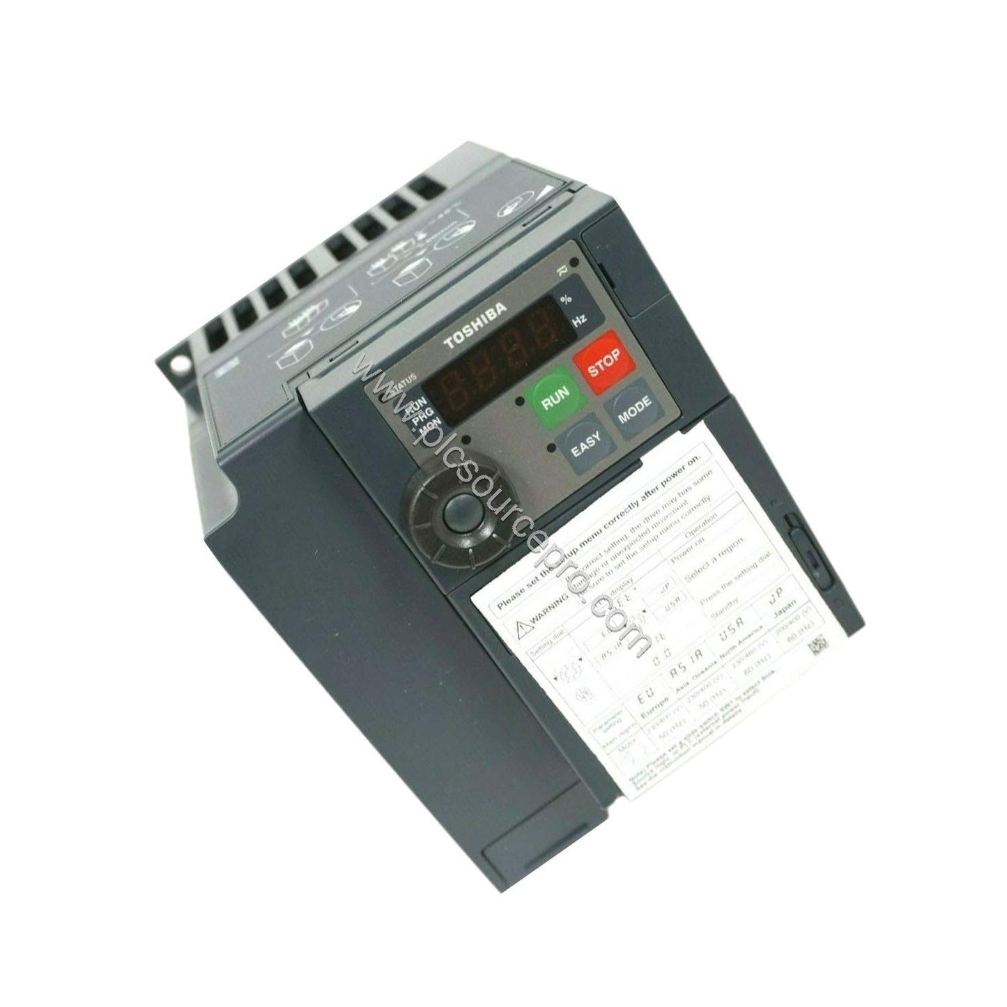 Figure 2: Close-up of the FANUC VFS15-2055PM-W1 Industrial Automation Module highlighting its terminal connections and built-