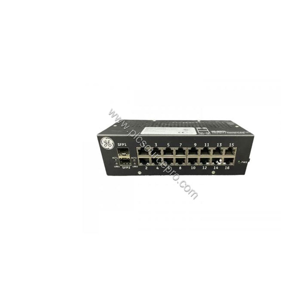 Figure 1: Front view of the GE IS420ESWBH3AE Industrial Automation Module showing its compact DIN-rail enclosure and multiple